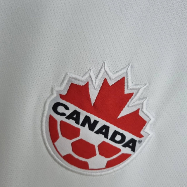 Camisa Seleção do Canadá II (Away) 2022 - Torcedor Masculina - Branco - Manto Elegante