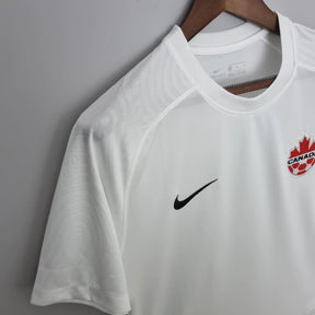 Camisa Seleção do Canadá II (Away) 2022 - Torcedor Masculina - Branco - Manto Elegante