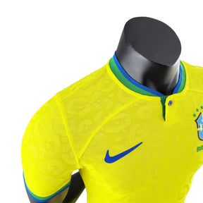 Camisa Seleção do Brasil I (Home) 23/24 - Jogador Masculina - Amarelo - Manto Elegante