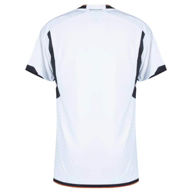 Camisa Seleção da Alemanha I (Home) 2022 - Torcedor Masculina - Branco e Preto - Manto Elegante