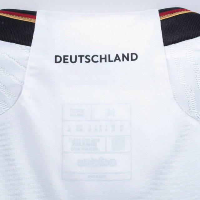 Camisa Seleção da Alemanha I (Home) 2022 - Torcedor Masculina - Branco e Preto - Manto Elegante
