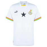 Camisa Seleção de Gana I (Home) 2022 - Torcedor Masculina - Branco - Manto Elegante