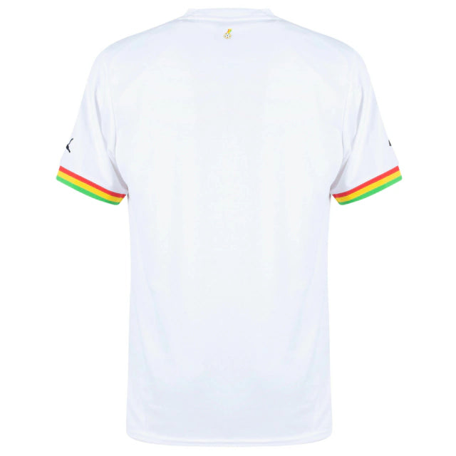 Camisa Seleção de Gana I (Home) 2022 - Torcedor Masculina - Branco - Manto Elegante