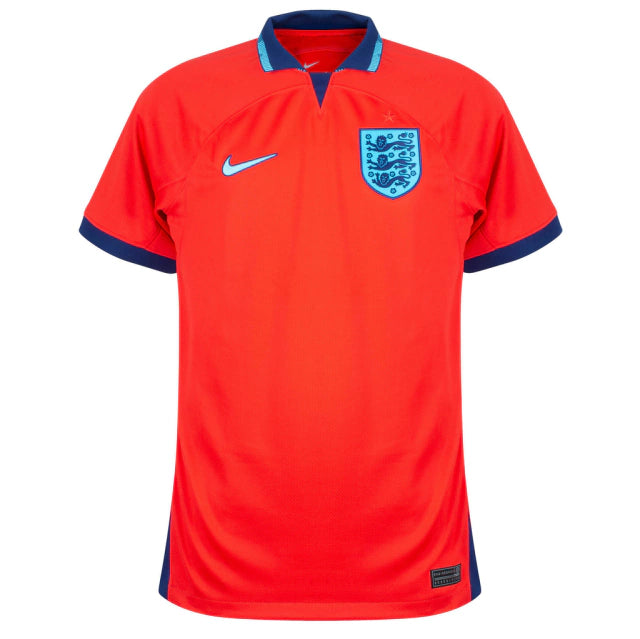 Camisa Seleção da Inglaterra II (Away) 2022 - Torcedor Masculina - Vermelho - Manto Elegante