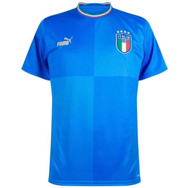 Camisa Seleção da Itália I (Home) 2022 - Torcedor Masculina - Azul - Manto Elegante