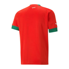 Camisa Seleção de Marrocos I (Home) 2022 - Torcedor Masculina - Vermelho - Manto Elegante