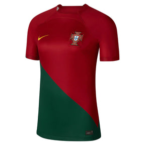 Camisa Seleção de Portugal I (Home) 2022 - Torcedor Feminina - Vermelho e Verde - Manto Elegante