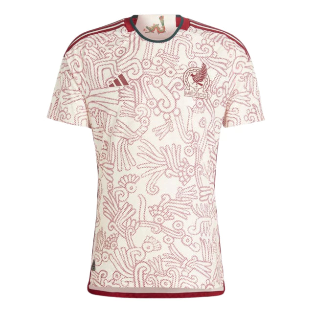 Camisa Seleção do México II (Away) 2022 - Torcedor Masculina - Branco - Manto Elegante