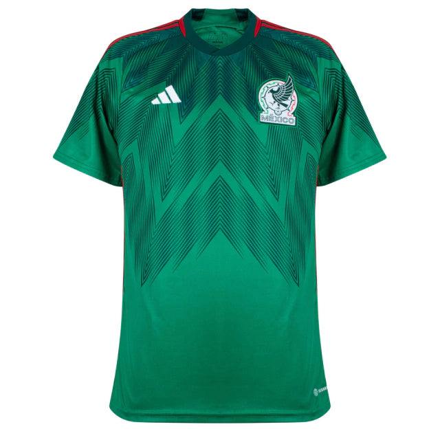 Camisa Seleção do México I (Home) 2022 - Torcedor Masculina - Verde - Manto Elegante