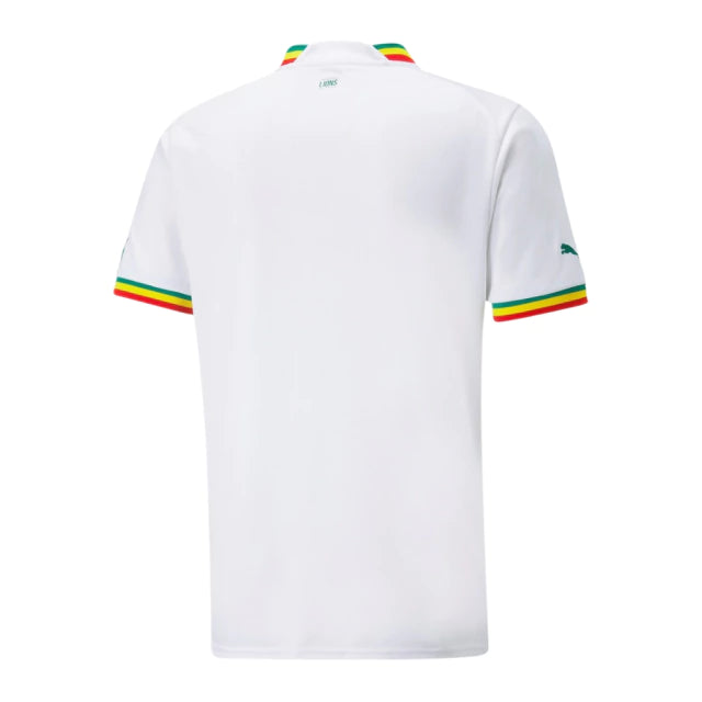 Camisa Seleção do Senegal I (Home) 2022 - Torcedor Masculina - Branco - Manto Elegante