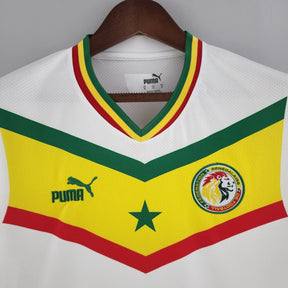 Camisa Seleção do Senegal I (Home) 2022 - Torcedor Masculina - Branco - Manto Elegante