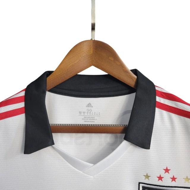 Camisa São Paulo III 22/23 - Torcedor Masculina - Branco e Preto