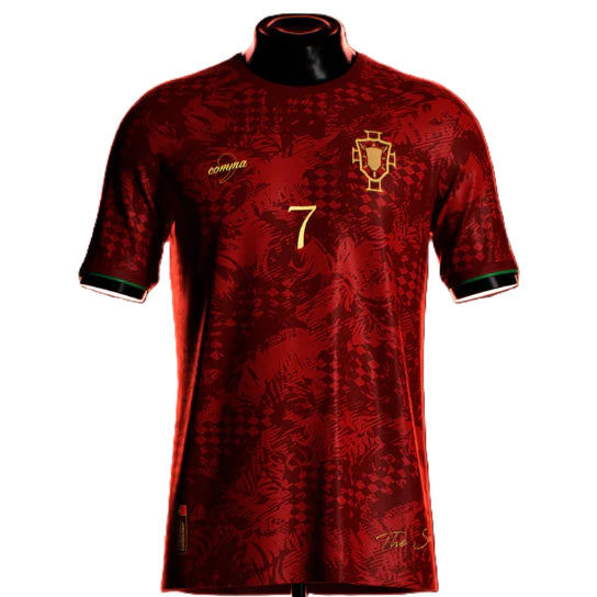 Camisa "The Siu" Cristiano Ronaldo 7 24/25 - Torcedor Masculina - Vermelho