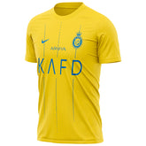 Camisa Al-Nassr I (Home) 23/24 - Torcedor Masculina - Amarelo e Azul - Manto Elegante