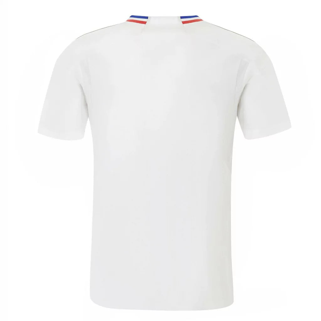 Camisa Lyon I (Home) 23/24 - Torcedor Masculina - Branco - Manto Elegante