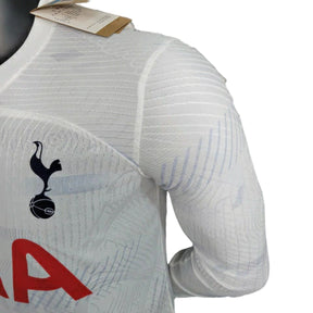 Camisa Manga Longa Tottenham I (Home) 23/24 - Jogador Masculina - Branco - Manto Elegante