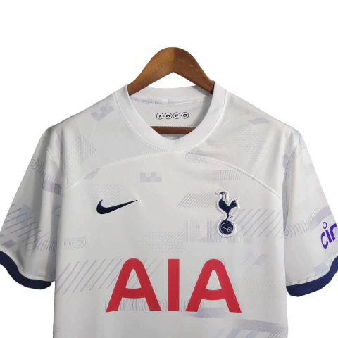 Camisa Tottenham I (Home) 23/24 - Torcedor Masculina - Branco - Manto Elegante