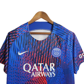 Camisa de Treino PSG 22/23 - Torcedor Masculina - Azul e Vermelho - Manto Elegante