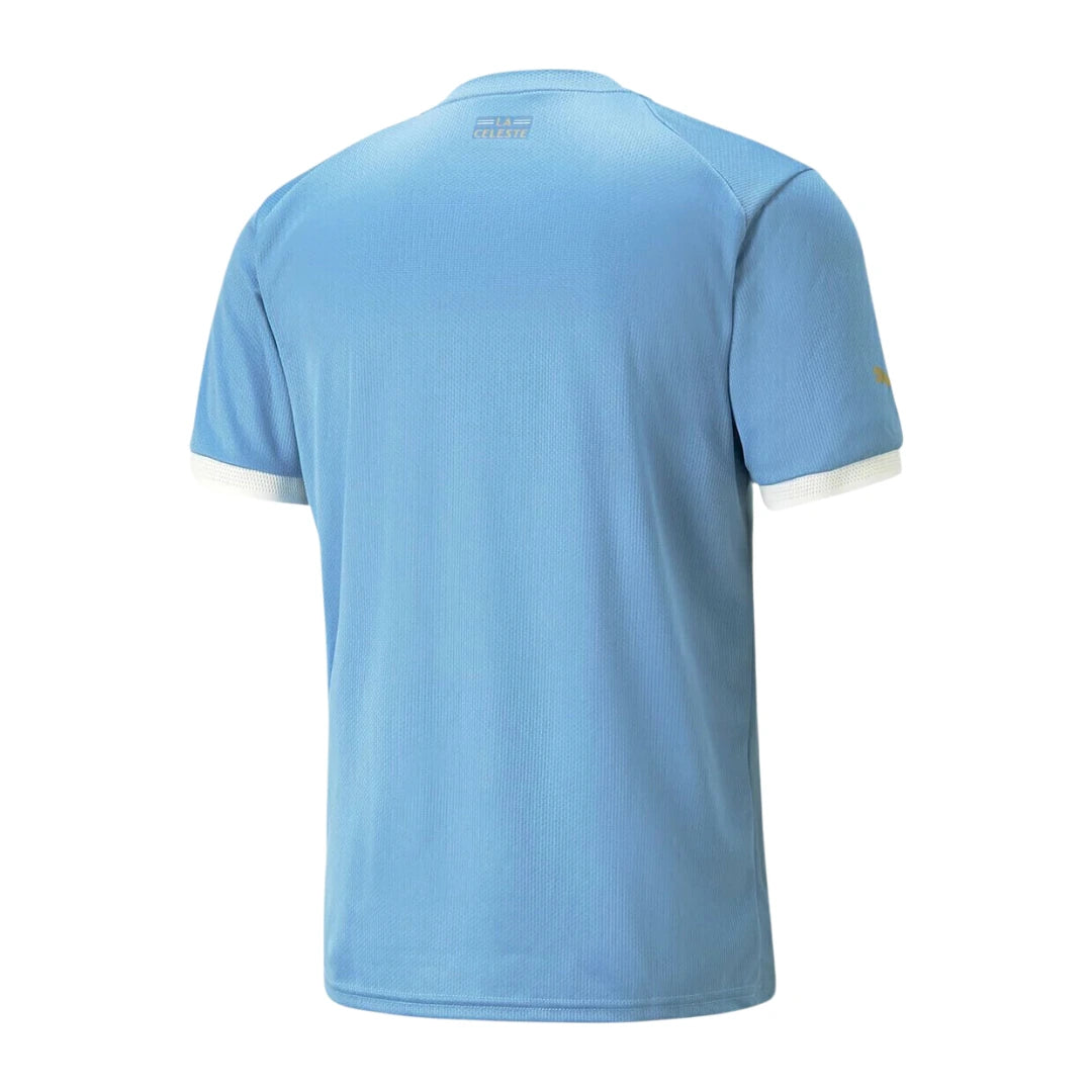 Camisa Seleção do Uruguai I (Home) 2022 - Torcedor Masculina - Azul