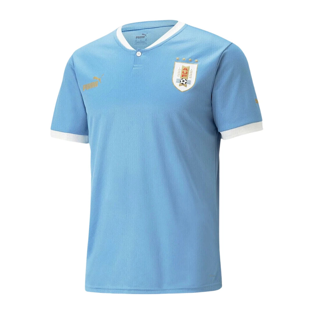 Camisa Seleção do Uruguai I (Home) 2022 - Torcedor Masculina - Azul