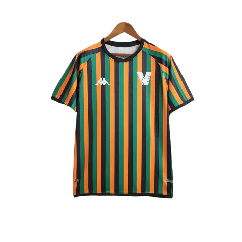 Camisa de Treino Venezia 23/24 - Torcedor Masculina - Preto, Laranja e Verde - Manto Elegante