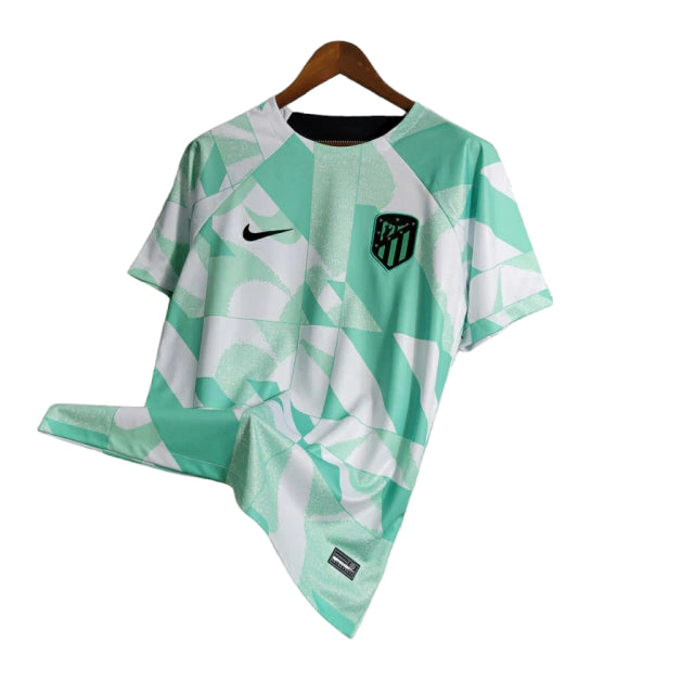 Camisa de Treino Atlético de Madrid 23/24 - Torcedor Masculina - Verde e Branco - Manto Elegante