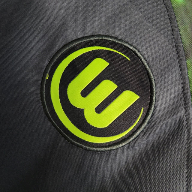 Camisa Wolfsburg II (Away) 23/24 - Torcedor Masculina - Preto - Manto Elegante