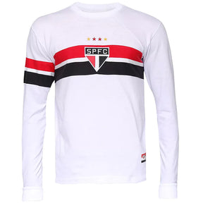 Camisa Manga Longa Retrô São Paulo I Mundial 2005 - Branco - Manto Elegante