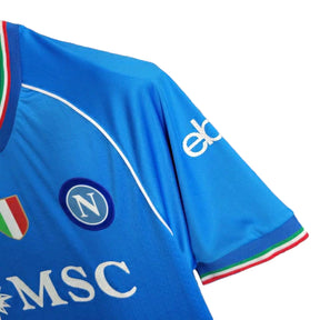 Camisa Napoli I (Home) 23/24 - Torcedor Masculina - Azul - Manto Elegante