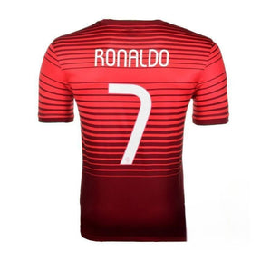 Camisa Retrô Portugal I Cristiano Ronaldo #7 2014 - Torcedor Masculina - Vermelho