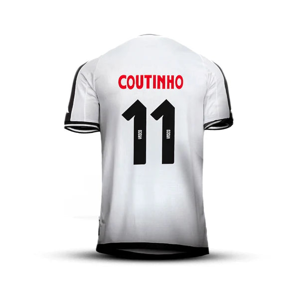 Camisa Coutinho #11 Vasco II 2024 - Torcedor Masculina - Branco