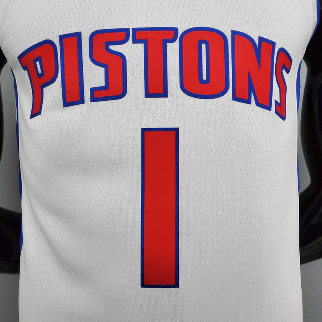 Camiseta Regata Detroit Pistons - Masculina - Branco