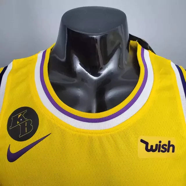 Camiseta Regata Los Angeles Lakers - Masculina - Amarelo