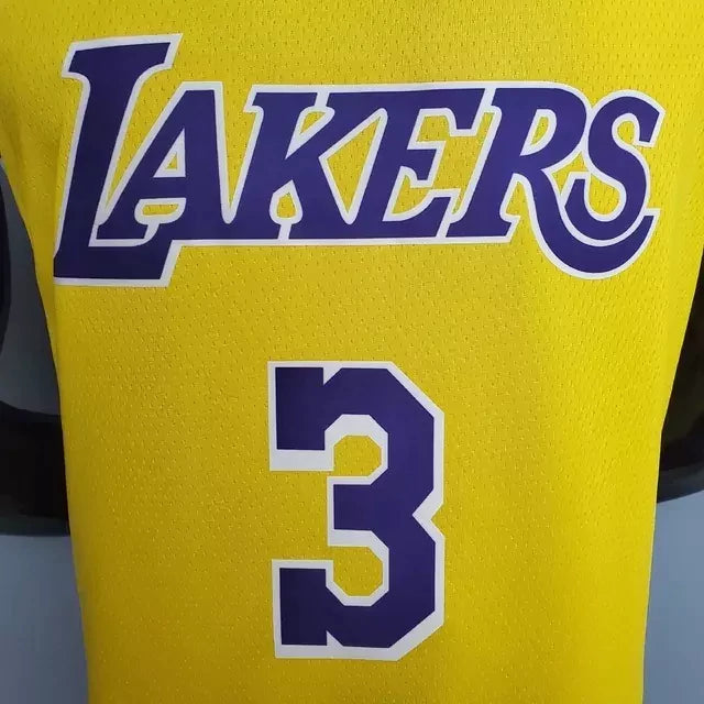 Camiseta Regata Los Angeles Lakers - Masculina - Amarelo