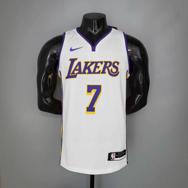 Camiseta Regata Los Angeles Lakers - Masculina - Branco e Roxo