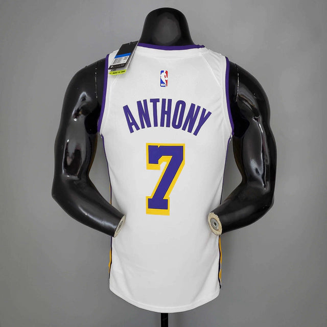 Los Angeles Lakers Tank Top - Men's - White and Purple
