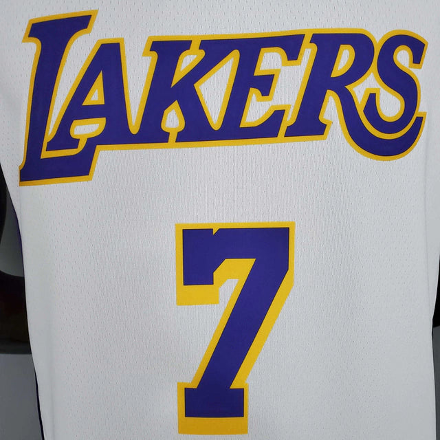 Camiseta Regata Los Angeles Lakers - Masculina - Branco e Roxo