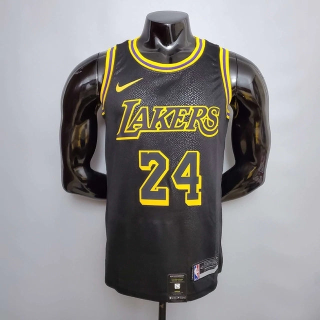 Los Angeles Lakers Tank Top - Men's - Black and Yellow