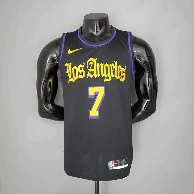 Camiseta Regata Los Angeles Lakers - Masculina - Preto e Roxo