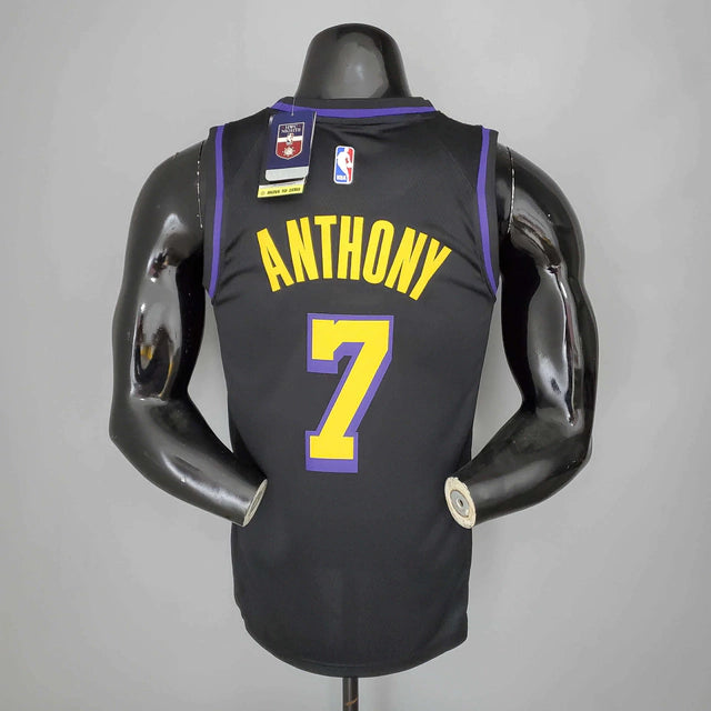 Camiseta Regata Los Angeles Lakers - Masculina - Preto e Roxo