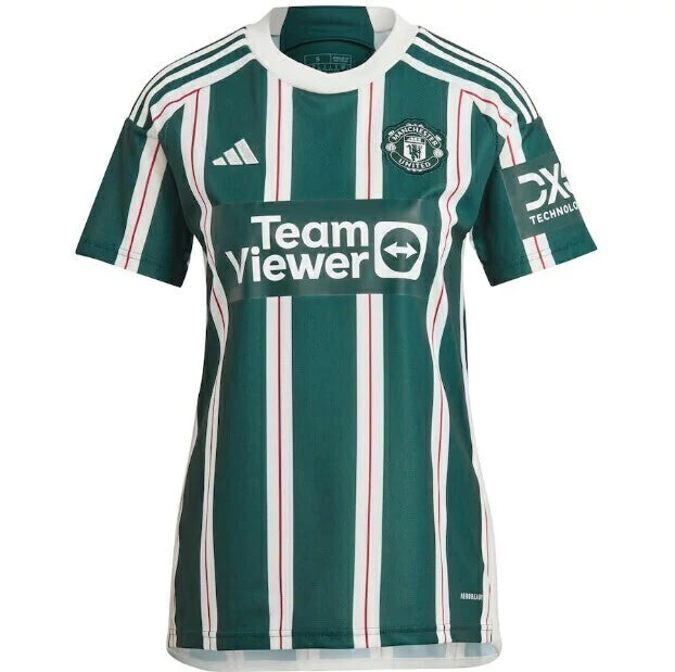 Camisa Manchester United II (Away) 23/24 - Torcedor Feminina - Verde - Manto Elegante