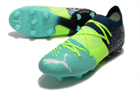 Chuteira de Campo Puma Future Z 1.1 FG - Verde e Azul - Manto Elegante