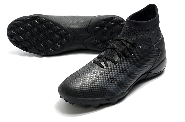 Chuteira de Society Adidas Predator 20.3 TF Society All Black - Manto Elegante