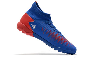 Chuteira de Society Adidas Predator 20.3 TF Society Big Blue - Manto Elegante