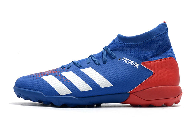 Chuteira de Society Adidas Predator 20.3 TF Society Big Blue - Manto Elegante