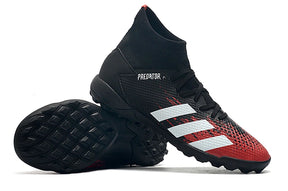 Chuteira de Society Adidas Predator 20.3 TF Society Red Night - Manto Elegante