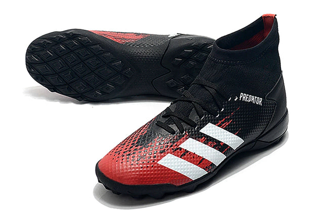 Chuteira de Society Adidas Predator 20.3 TF Society Red Night - Manto Elegante