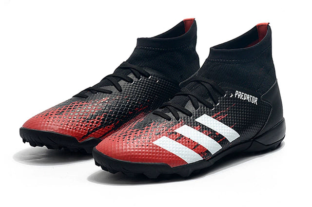 Chuteira de Society Adidas Predator 20.3 TF Society Red Night - Manto Elegante