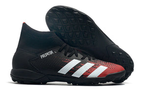 Chuteira de Society Adidas Predator 20.3 TF Society Red Night - Manto Elegante