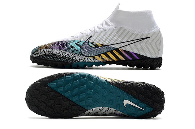 Chuteira de Society Nike Mercurial Superfly 7 Color Telegraph - Manto Elegante